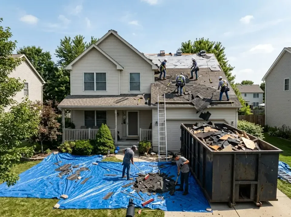 roof-replacement-debris-remova-004 — frequently asked questions, Cheapest Dumpster Rentals in Northfield, IL
